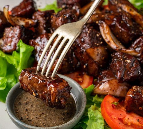 #TasteZen Cambodian Pepper Beef (Lok Lak)