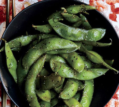 #TasteZen Peppery Edamame