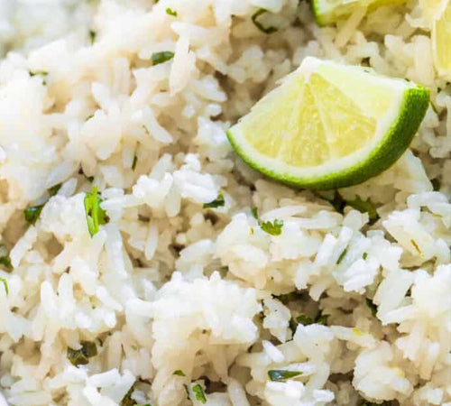 #TasteZen Lime Coconut Rice