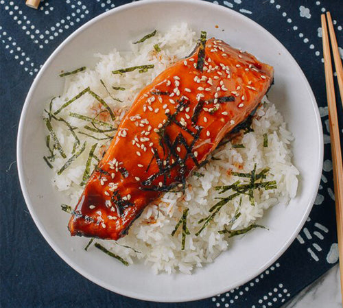 #TasteZen Salmon Teriyaki Bowls