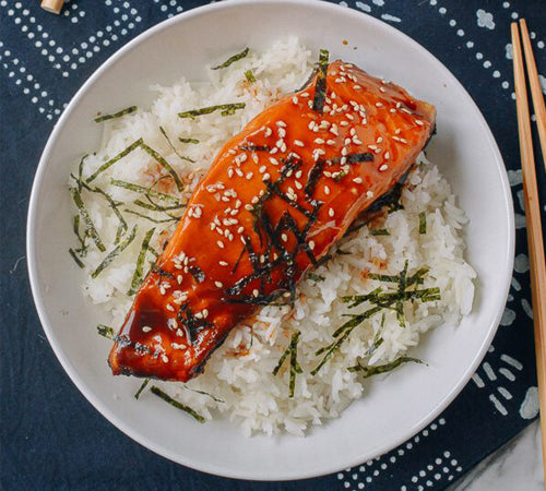 #TasteZen Salmon Teriyaki Bowls
