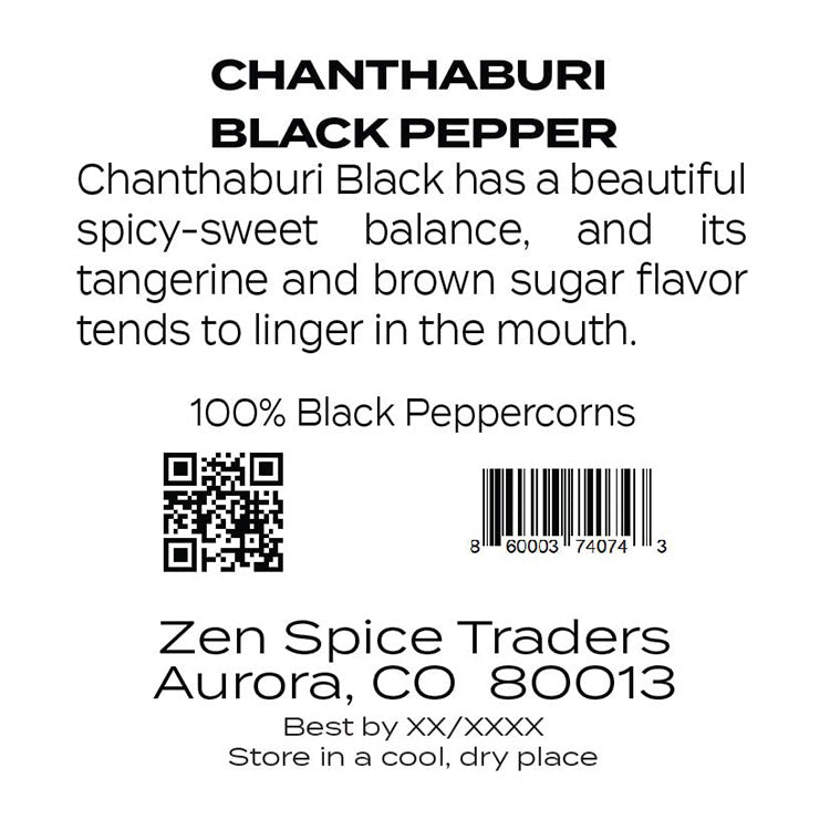 Chanthaburi Black Pepper - Thailand