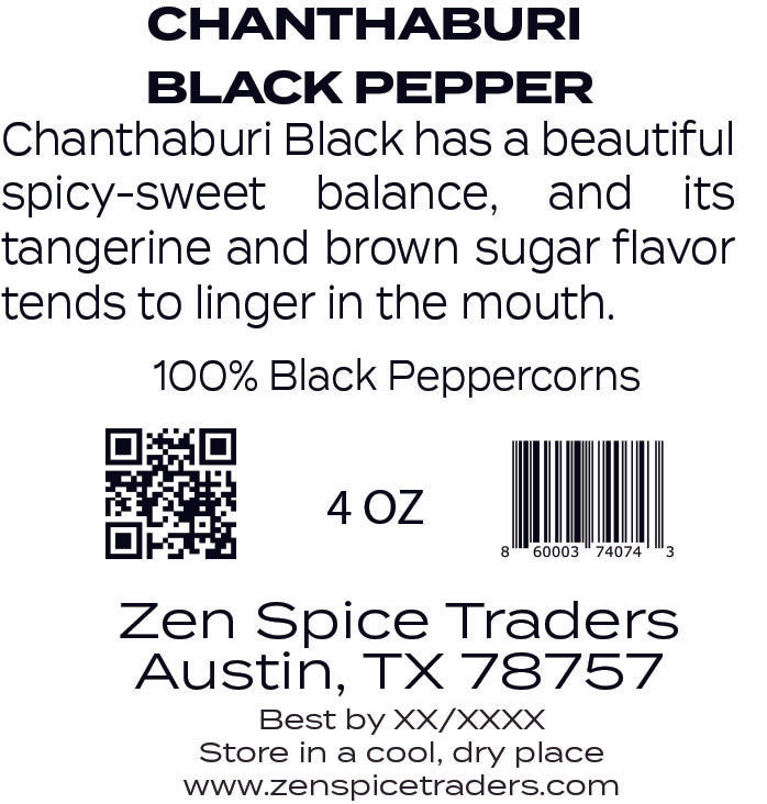 Chanthaburi Black Pepper - Thailand