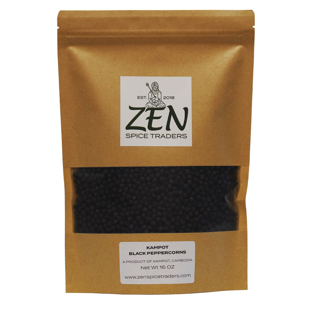 Organic Kampot Black Peppercorns - Cambodia