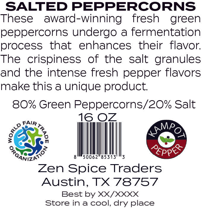 Salted Cambodian Pepper