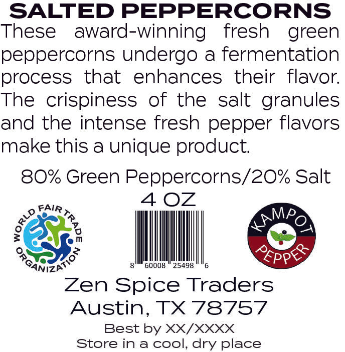 Salted Cambodian Pepper